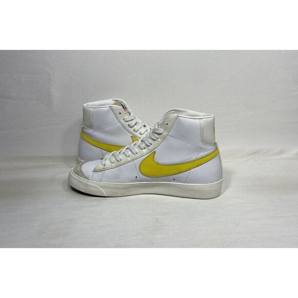 Nike Blazer Mid '77 Vintage BQ6806-101 Opti Yellow White Shoes Men’s Size 8.5 - Picture 5 of 10
